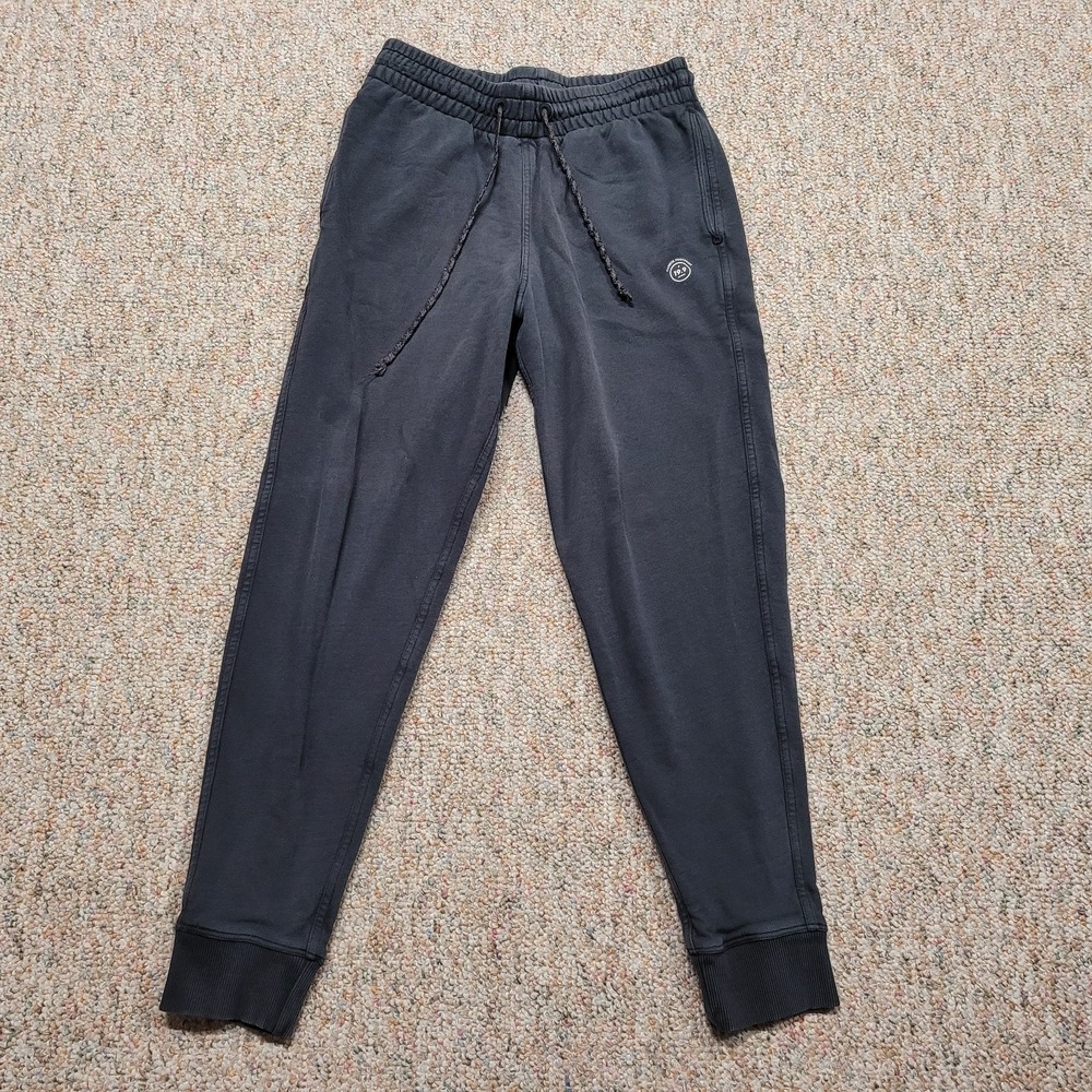 Allbirds Jogger Sweatpants Men Medium Black Drawstring Cuffed Gym Workout Casual